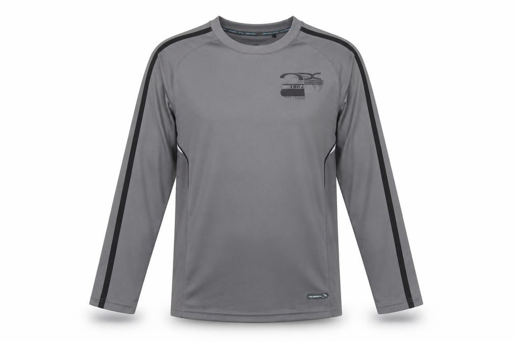 Next Boys Grey Long Sleeve Sports Top 15 Years Polyester Activewear