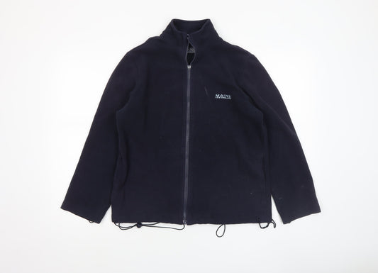 Maine New England Women's Blue Fleece Full Zip Jacket Size 12