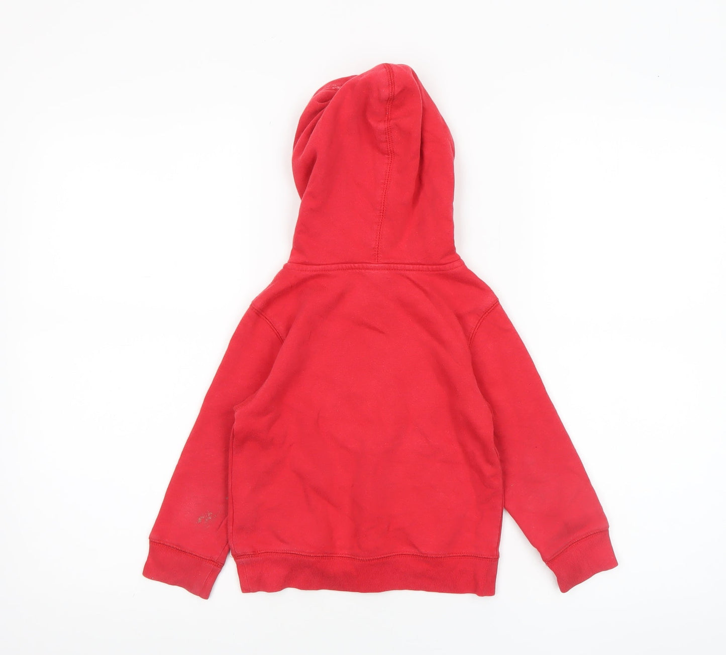 GAP Boys Red Pullover Hoodie 3 Years Cotton Logo Design
