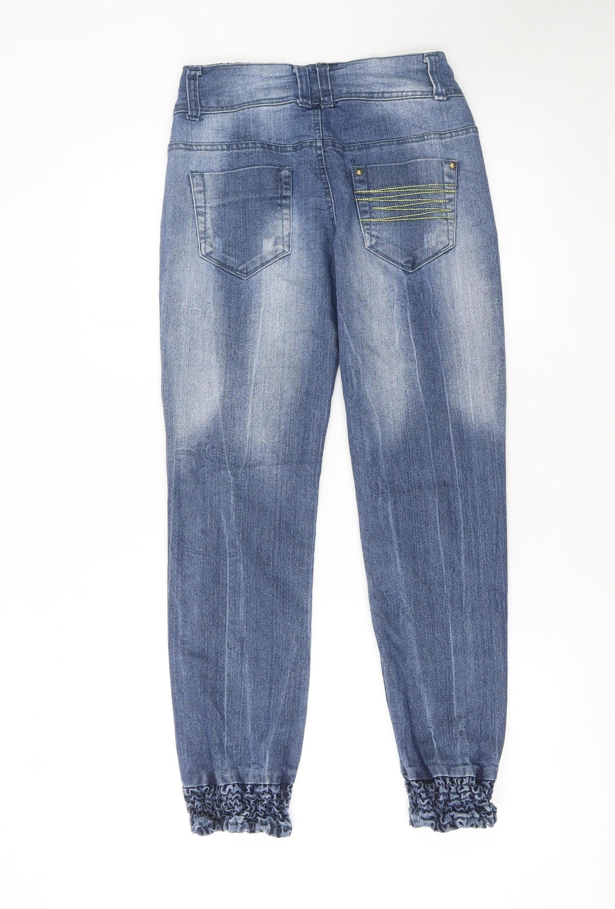 Denim Co Girls Blue Jegging Jeans Size 152 Slim Fit Elastic Waist
