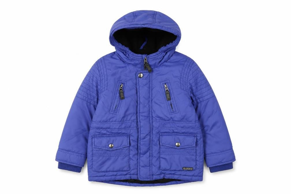 RJR John Rocha Girls Blue Hooded Puffer Jacket 4-5 Years Winter Coat