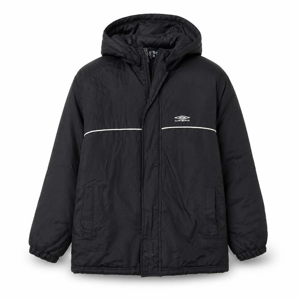 Umbro Boys Black 8 Years Hooded Puffer Jacket Winter Coat