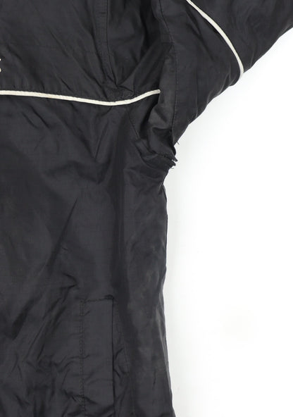 Additional view of Umbro boys’ black 8 years hooded puffer jacket winter coat