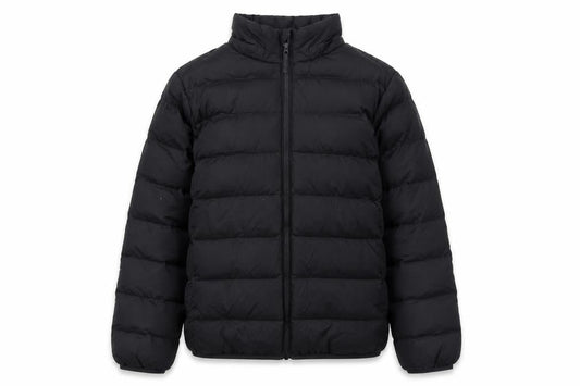 Uniqlo Boys Black 9-10 Years Puffer Jacket Lightweight Winter Coat