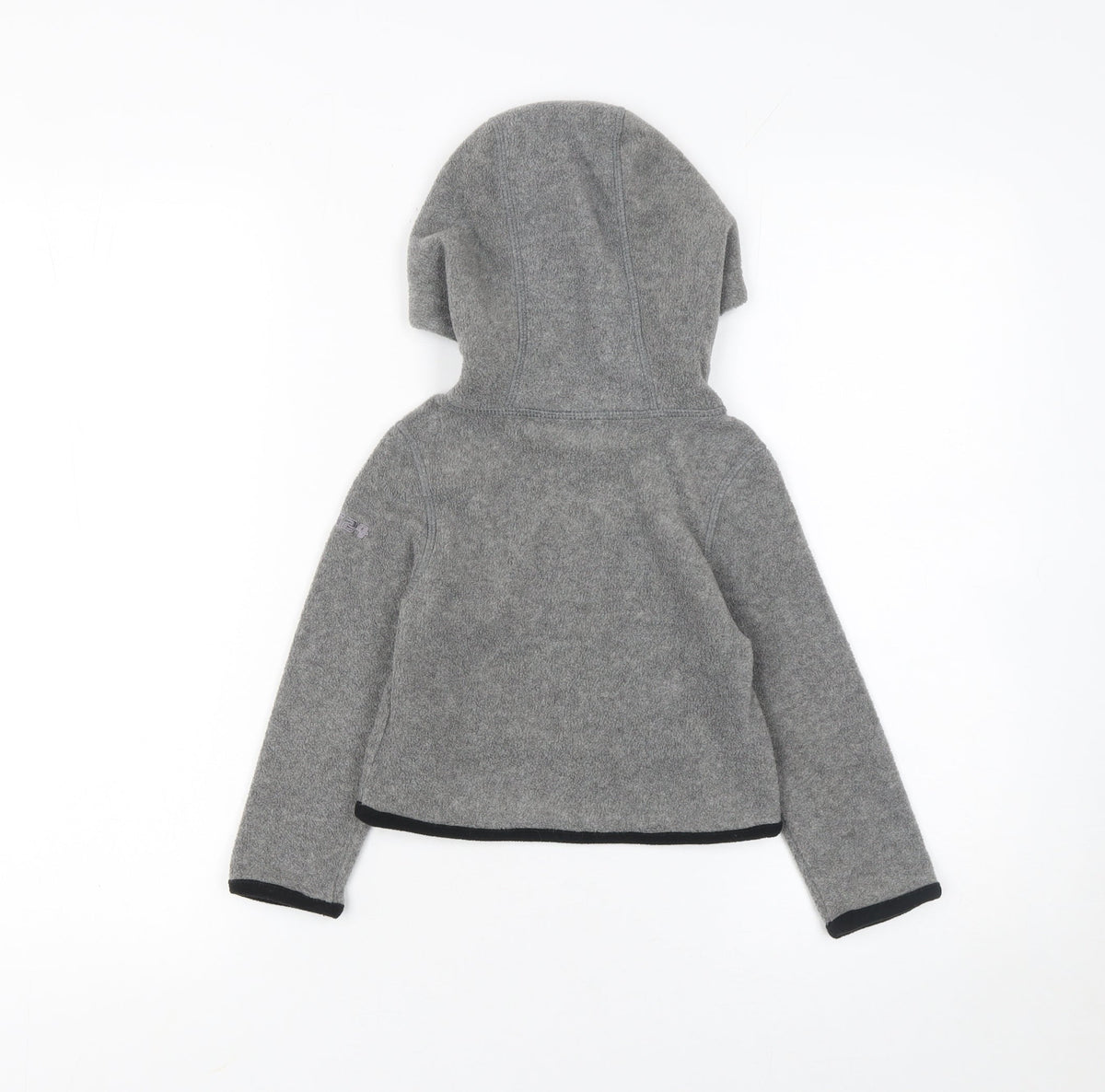 TOG24 Boys Grey Fleece Pullover Hoodie 1-2 Years Warm Winter Top