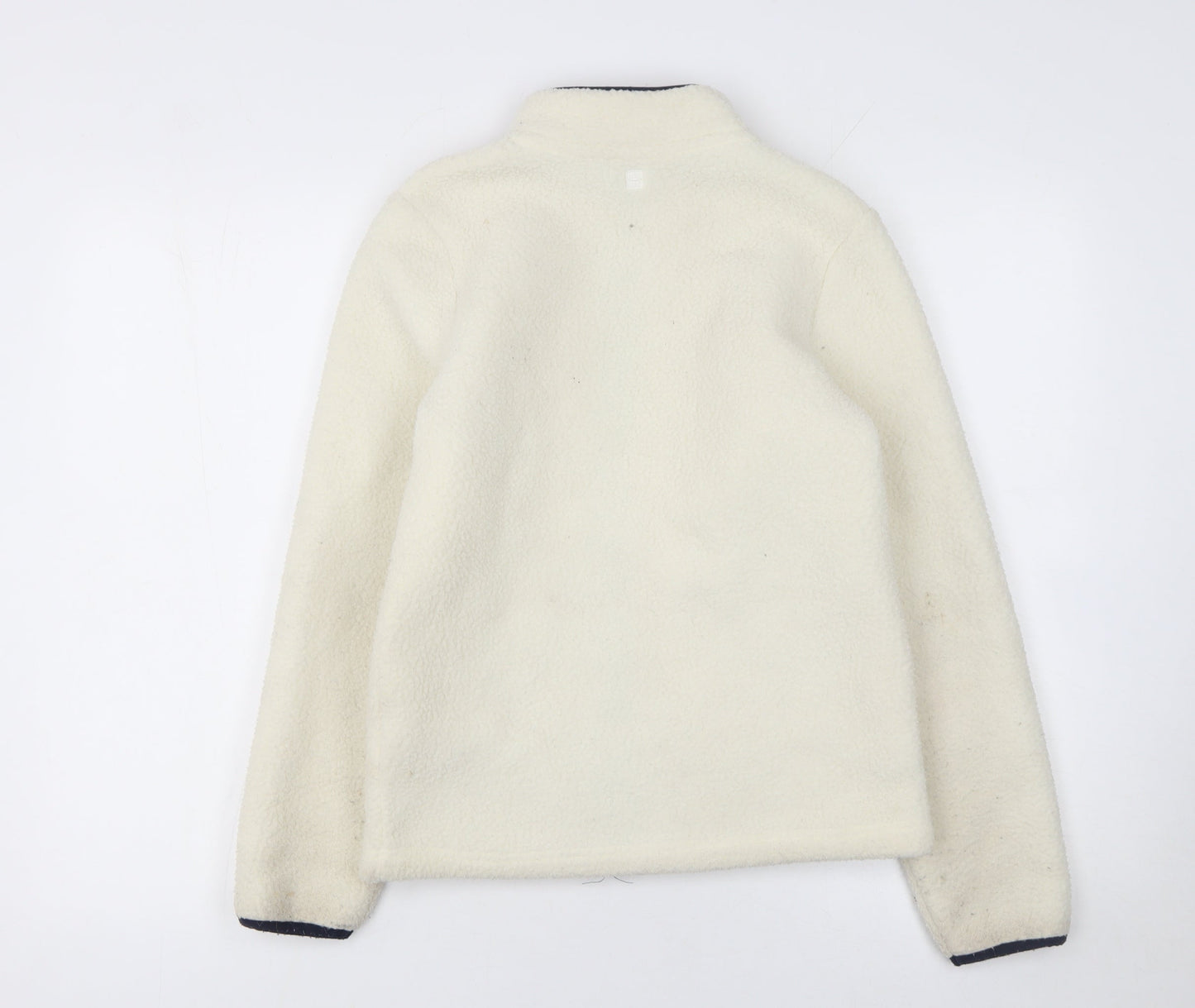 Mountain Warehouse Boys Ivory Fleece Jacket 11-12 Years Full Zip Outdoor
