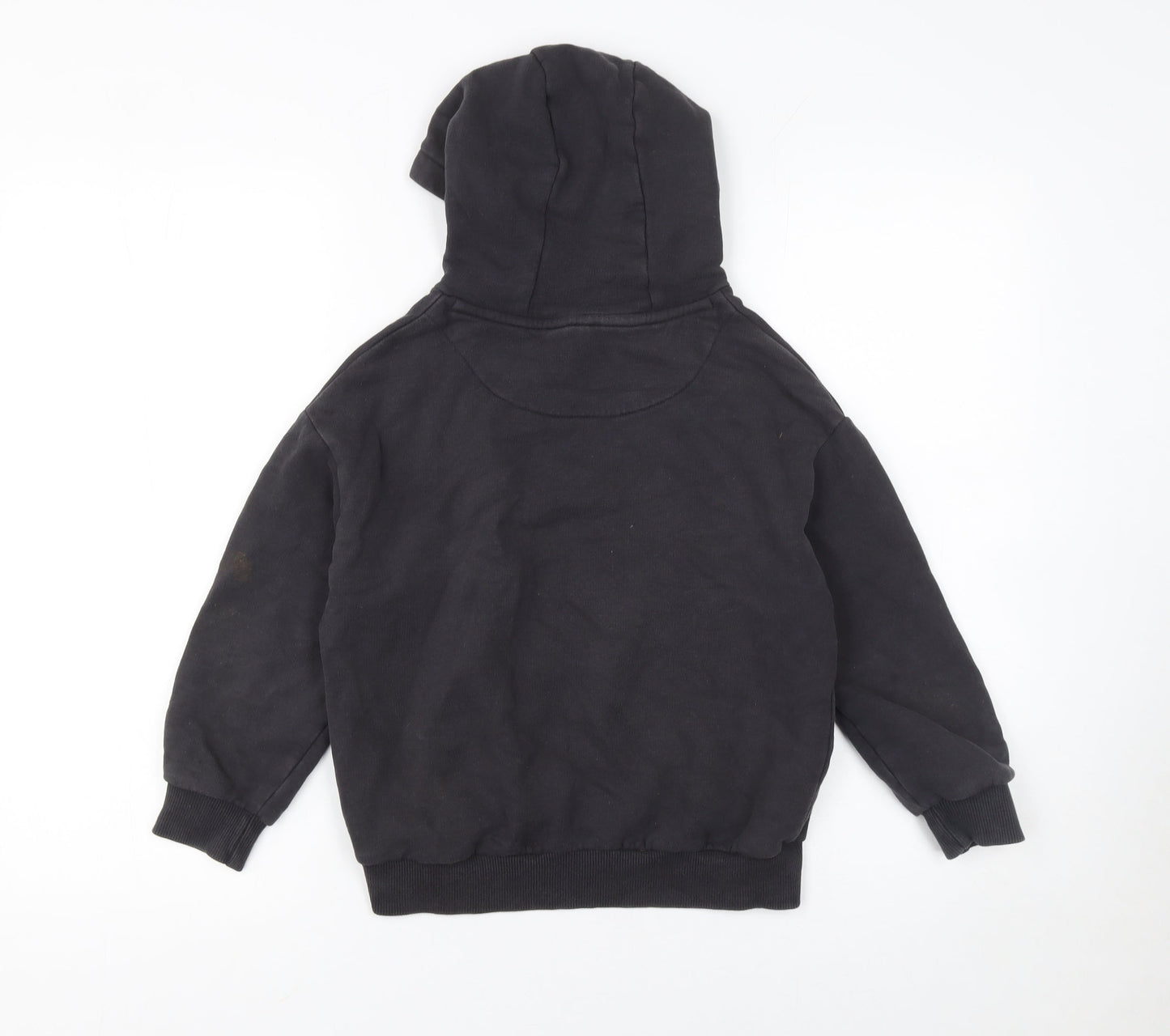 Marks and Spencer Boys Black Harry Potter Hogwarts Pullover Hoodie 7-8 Years