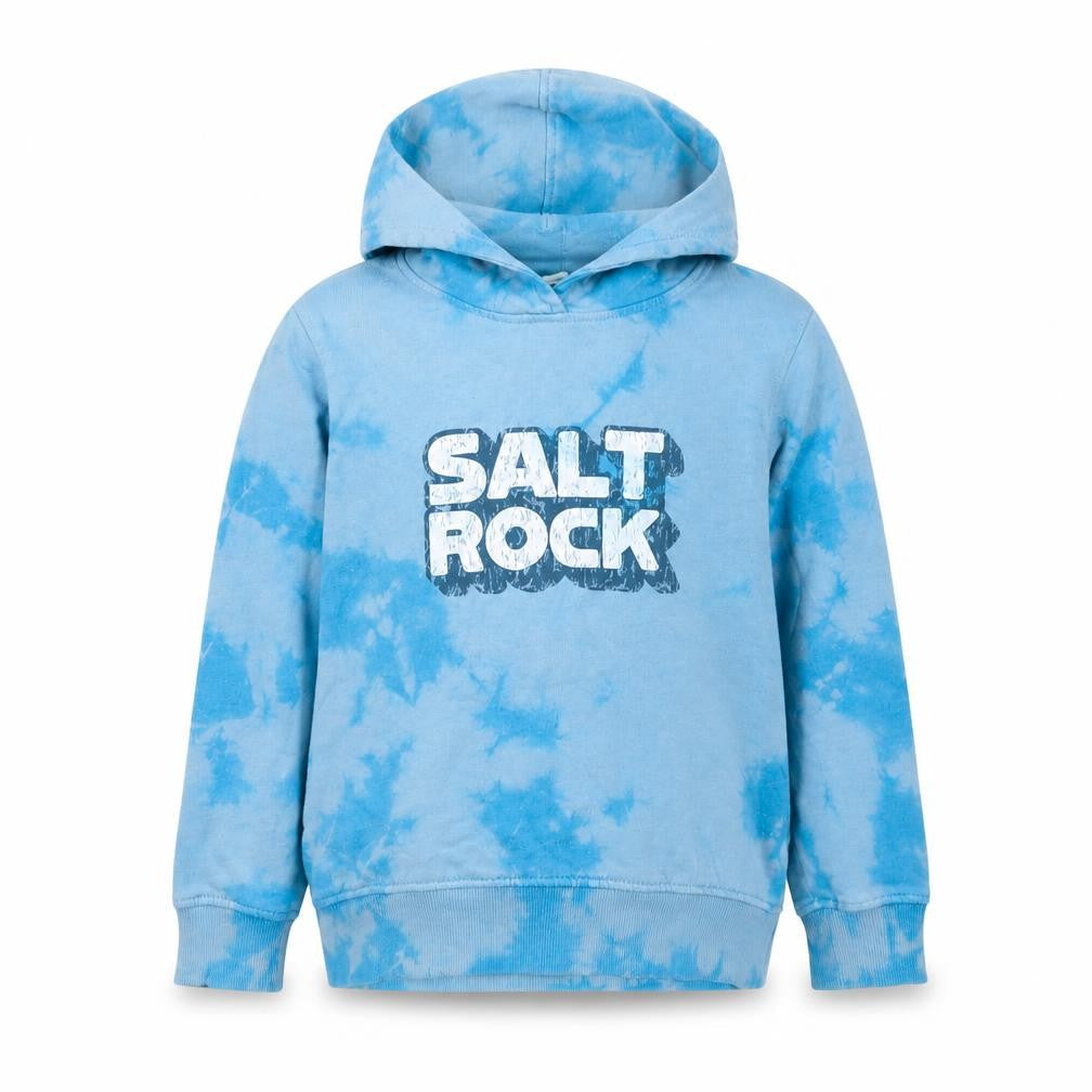 Saltrock Boys Blue Tie Dye Pullover Hoodie 7-8 Years Regular Fit