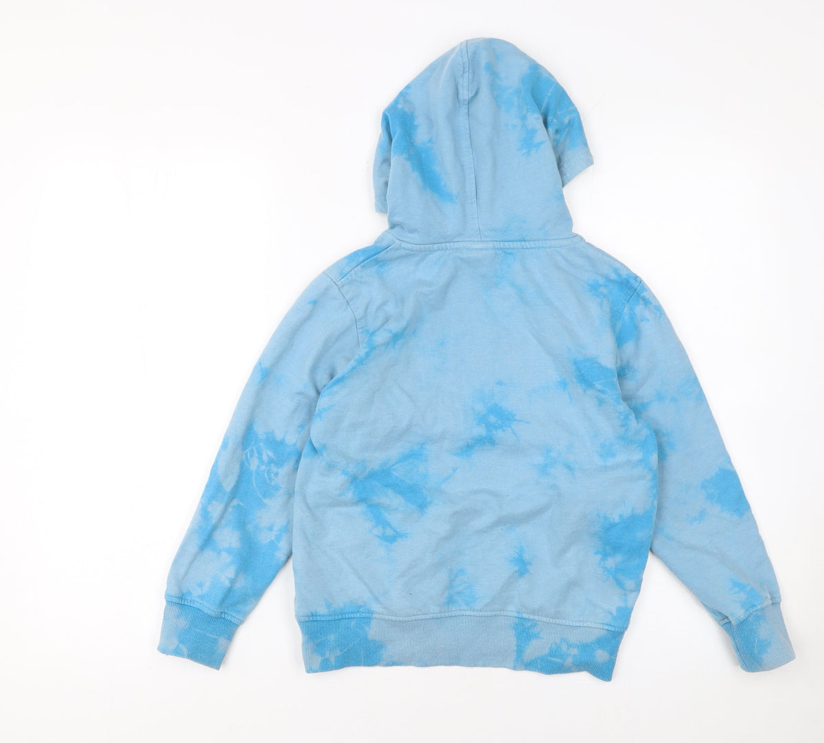 Saltrock Boys Blue Tie Dye Pullover Hoodie 7-8 Years Regular Fit