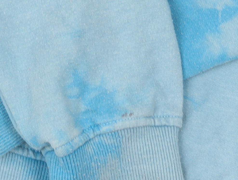 Saltrock Boys Blue Tie Dye Pullover Hoodie 7-8 Years Regular Fit