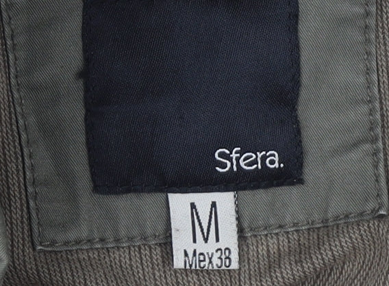 Sfera Womens Green Cotton Military Jacket Size M Regular