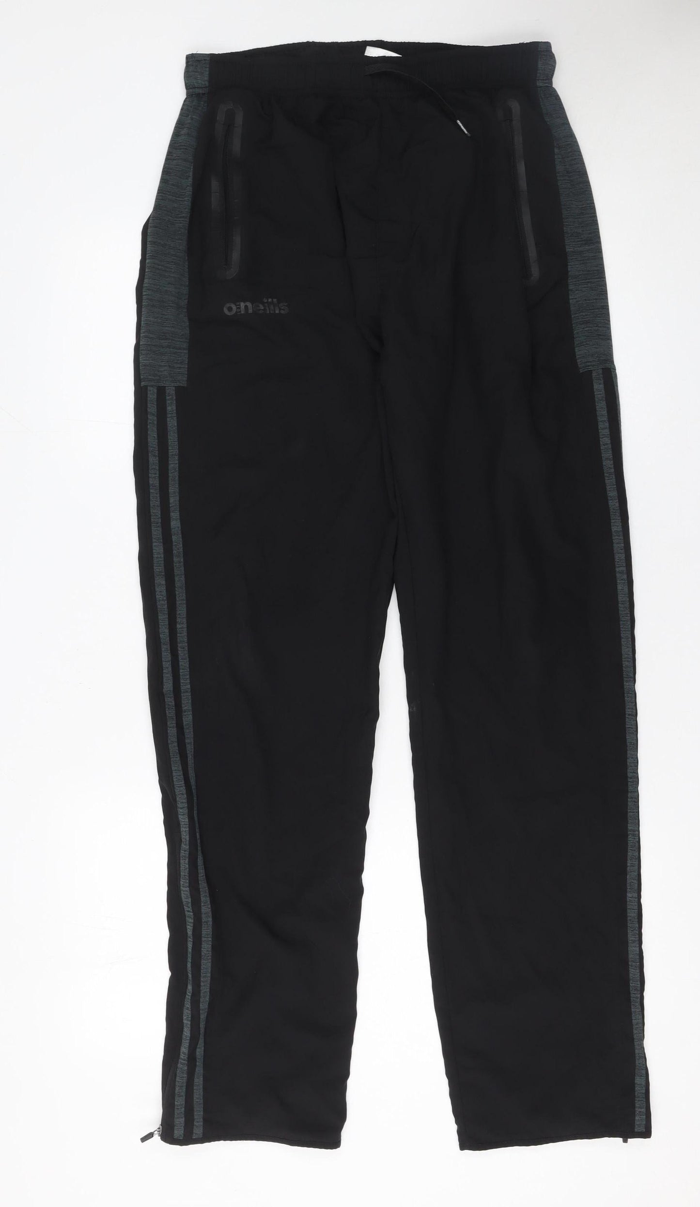 O’Neills Men’s Black XL Jogger Trousers with Zip Pockets