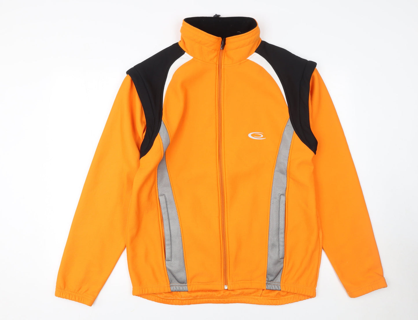 Crane Sports Men's Orange Softshell Track Jacket Medium 38-40in Reflective
