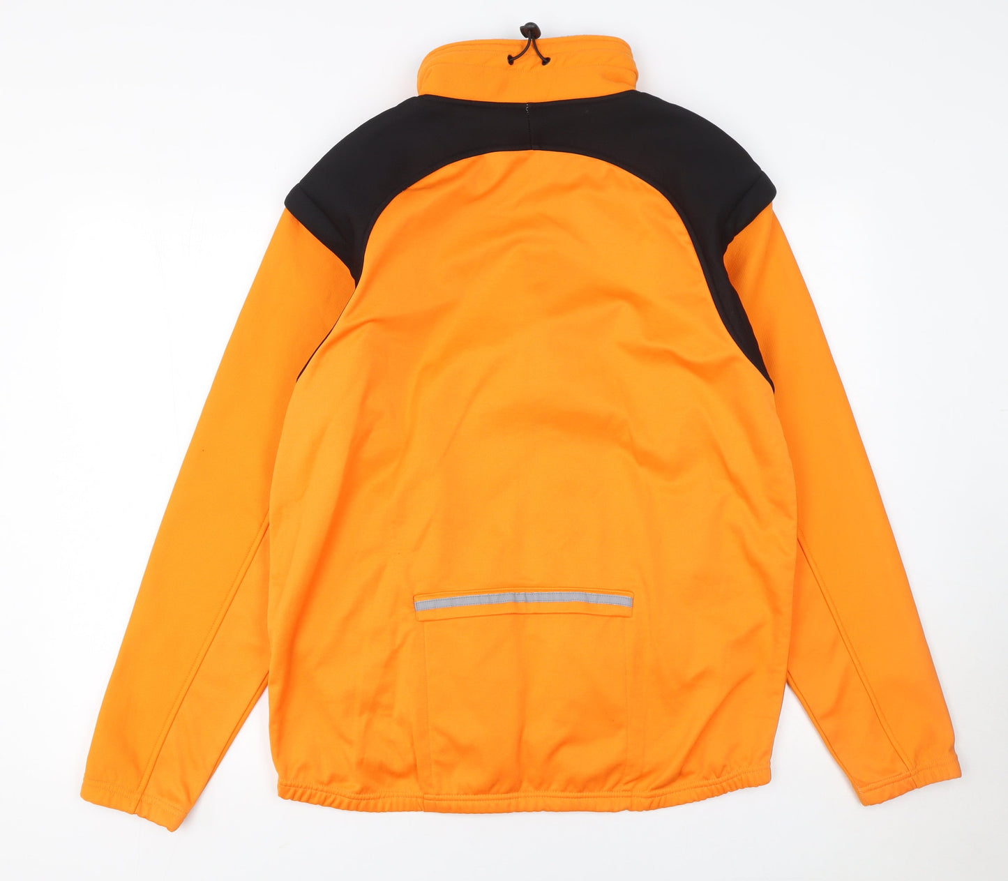 Crane Sports Men's Orange Softshell Track Jacket Medium 38-40in Reflective