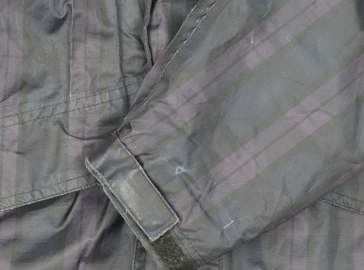 Cotton Traders Men's Plum Purple Parka Jacket M Full Zip Lined