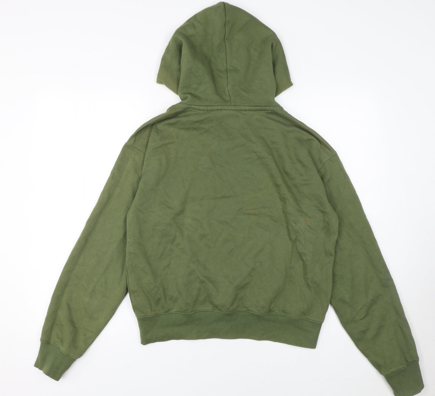 Champion Womens Green Pullover Hoodie Size L Cotton Blend Casual