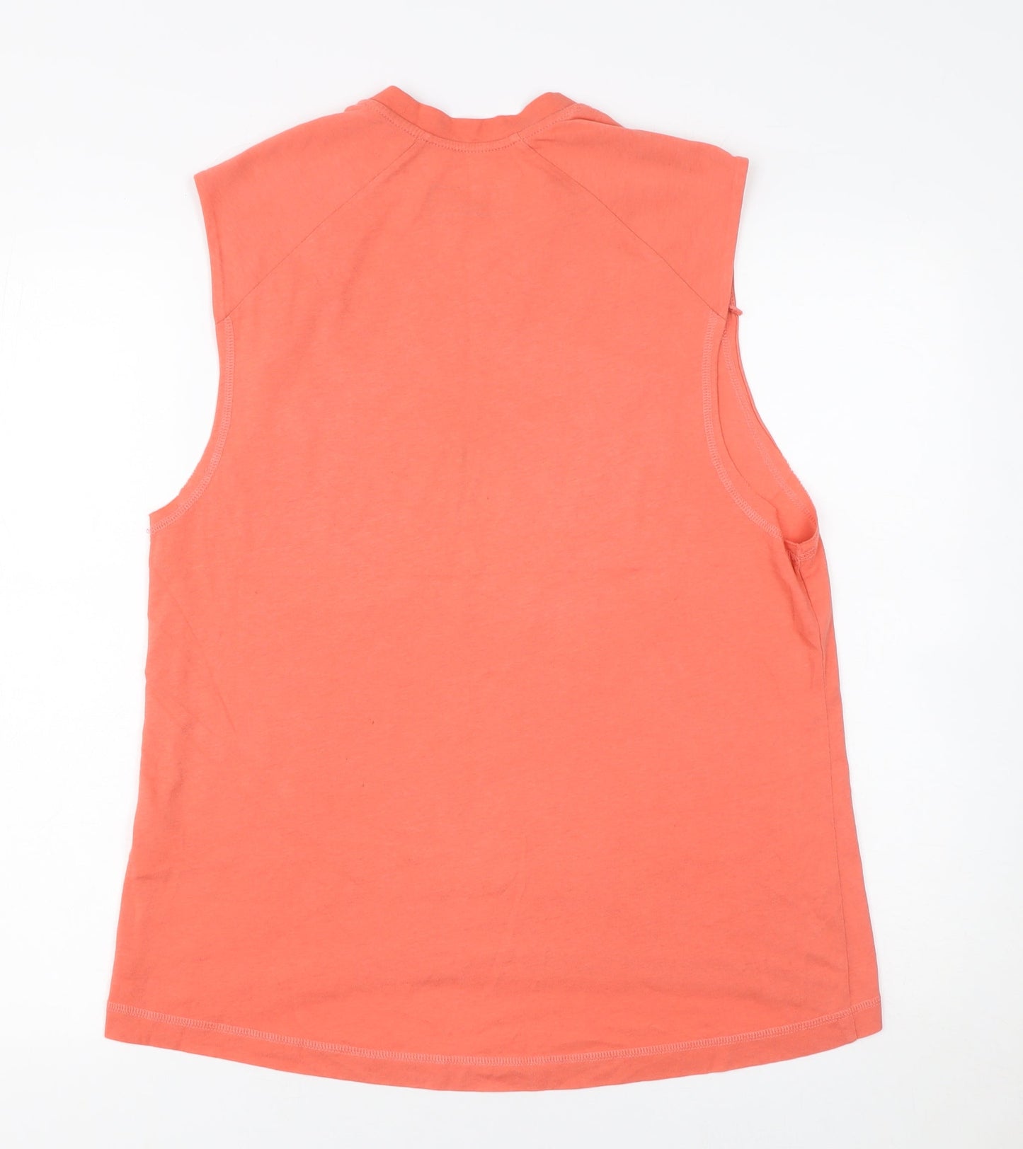 KCA-LAB Men's Orange Sleeveless Tank Top Size M Activewear Gym