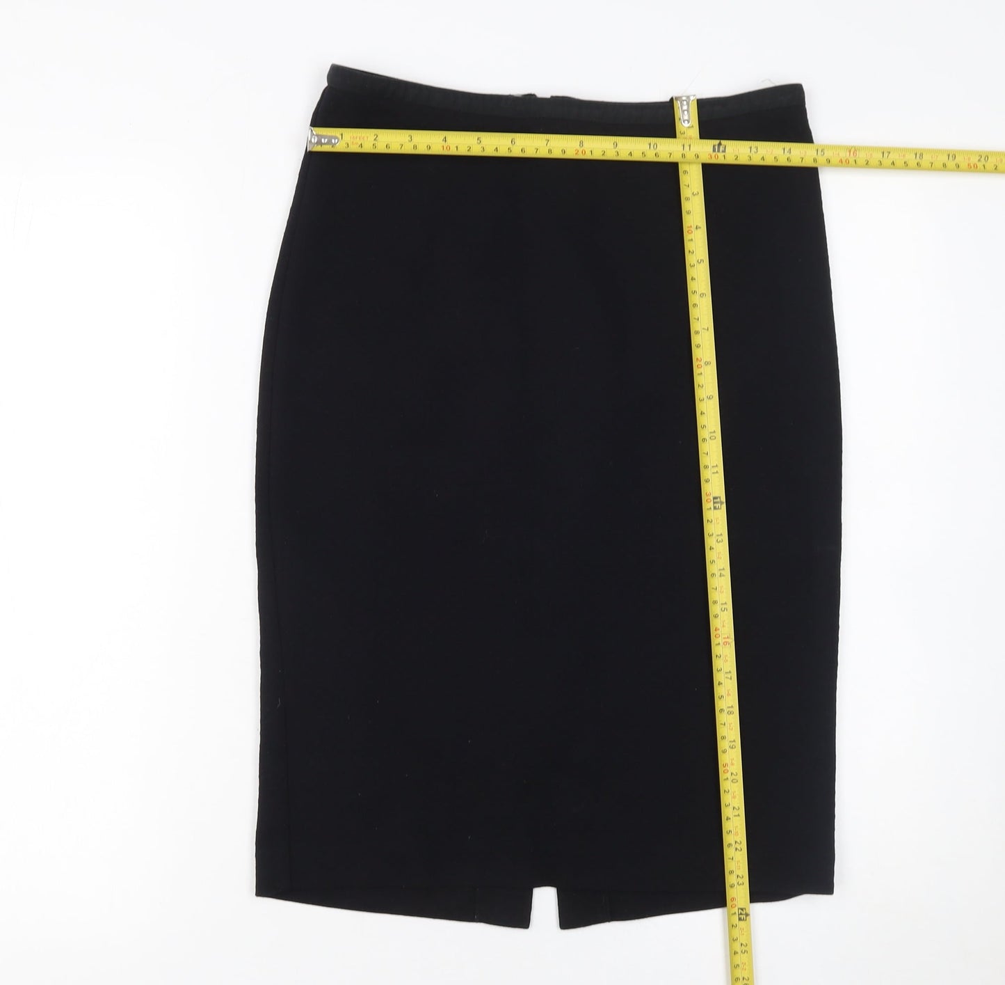 Next Women Black Size 8 Pencil Knee Length Skirt Office Wear