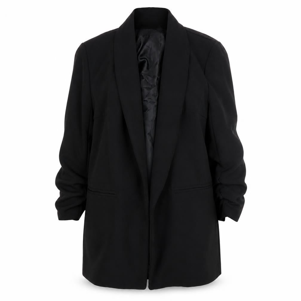 Boohoo Women’s Black Size 10 Blazer Jacket Lightweight Lined