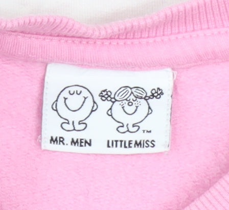 Dunnes Stores Girls Pink Little Miss Princess Pullover Jumper 18-24 Months