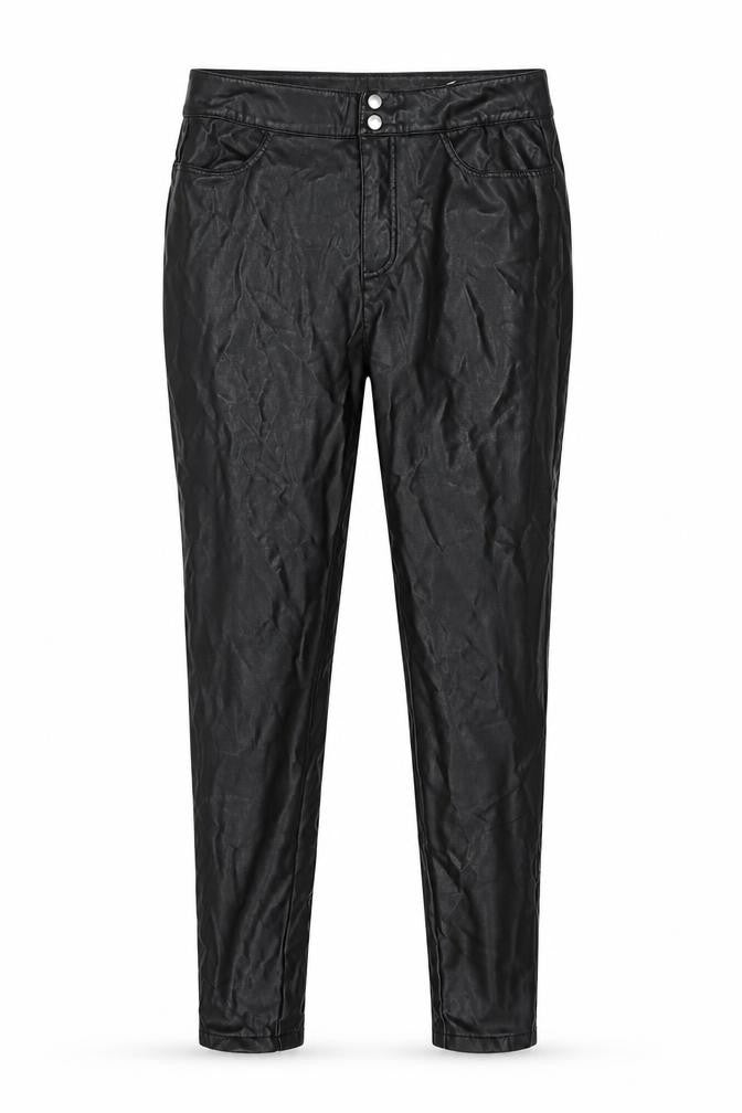 ONLY Womens Black Faux Leather High Rise Skinny Leggings M