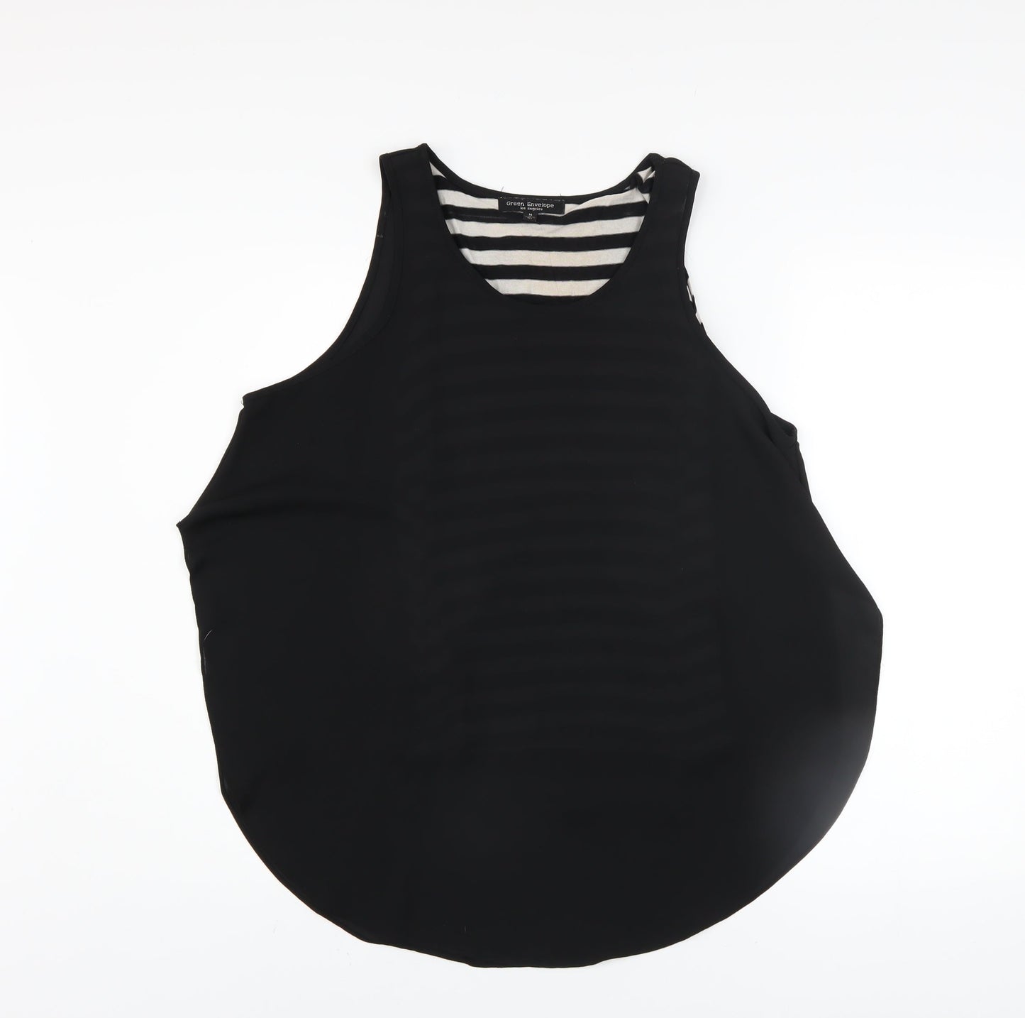 Green Envelope Los Angeles Black Sleeveless Tank Top Women's M