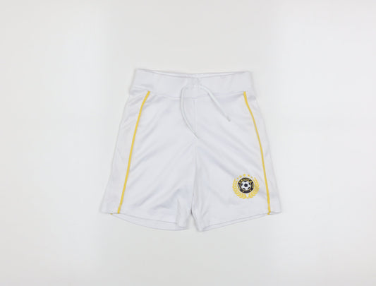 Dunnes Stores Boys White Athletic Football Shorts 4-5 Years