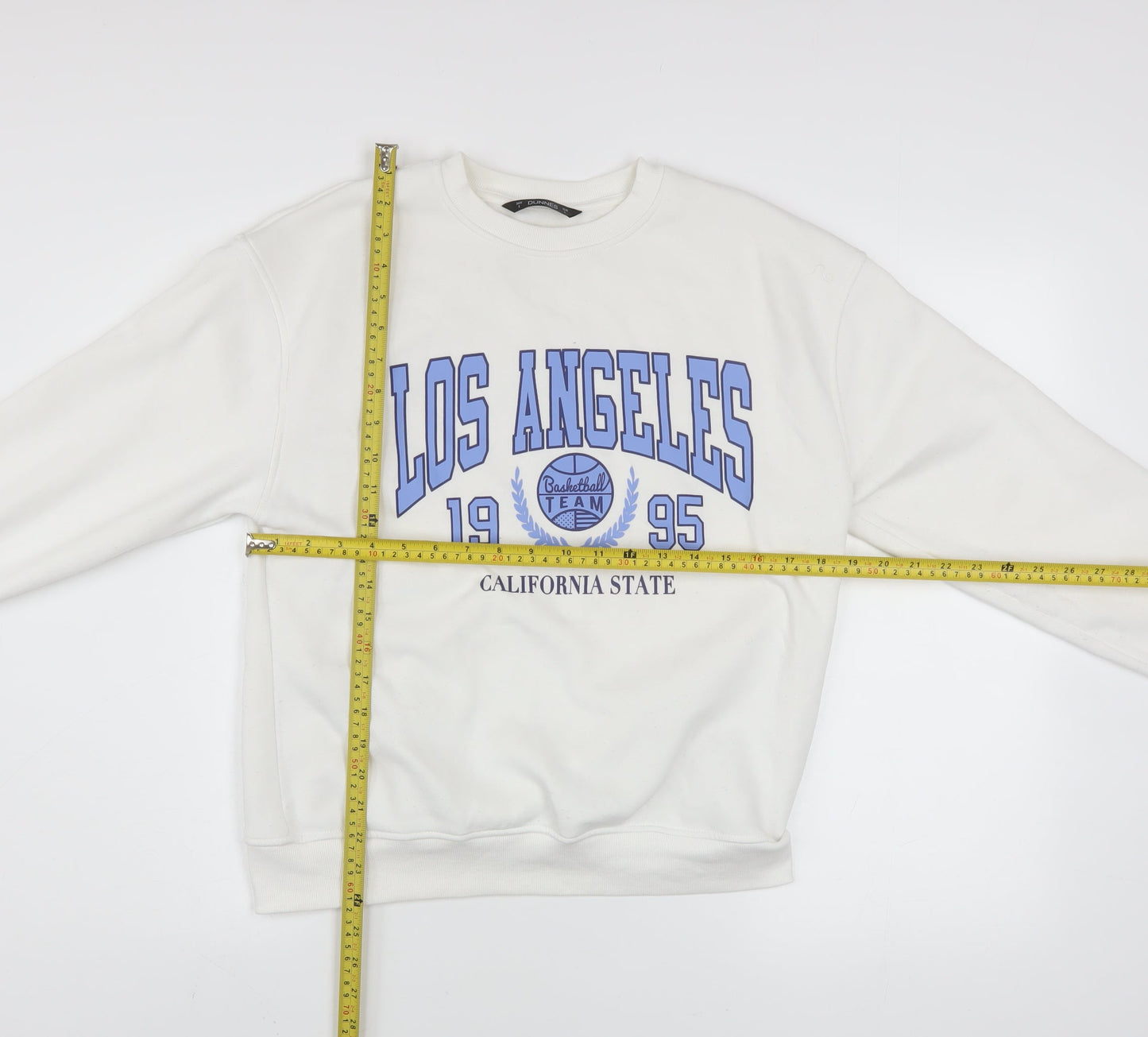 Dunnes Stores Women’s Ivory Los Angeles 1995 Pullover Sweatshirt Small