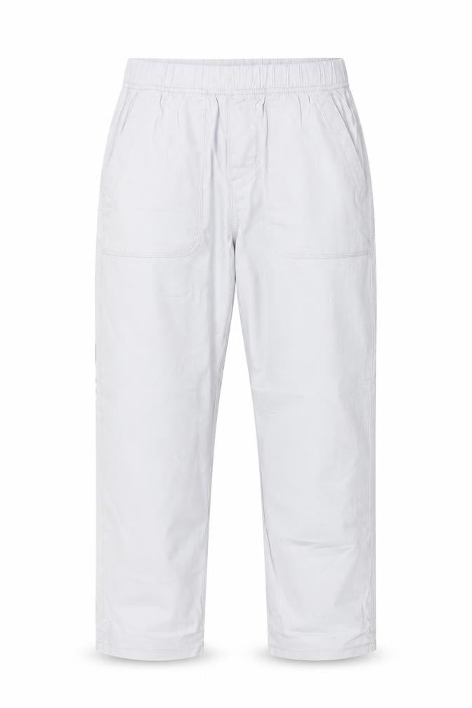 Dunnes Men's Grey Cotton Blend Chino Trousers Size S Elastic Waist
