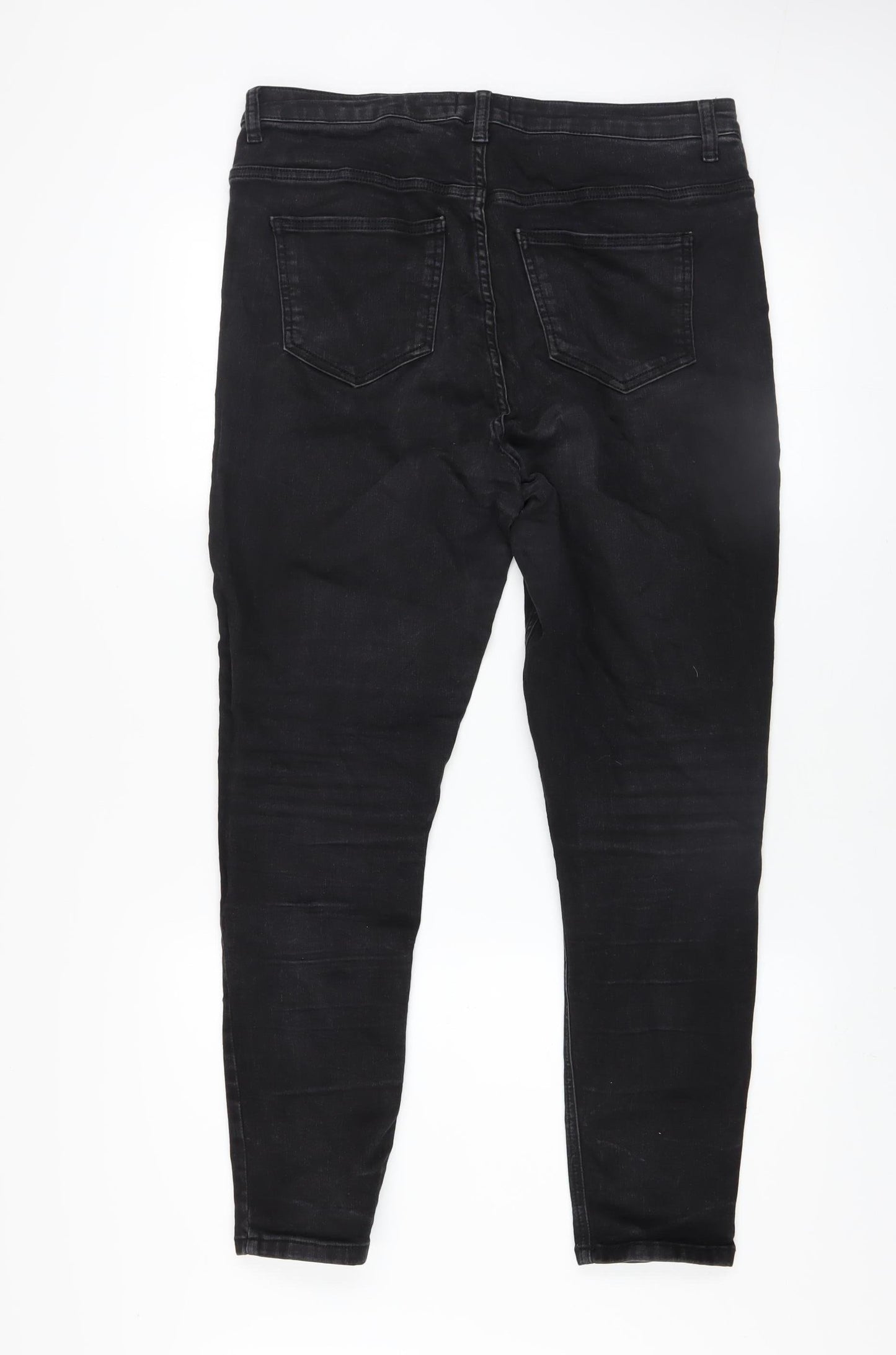 Savida Women’s Black High Rise Skinny Jeans Size 16 Stretch Denim