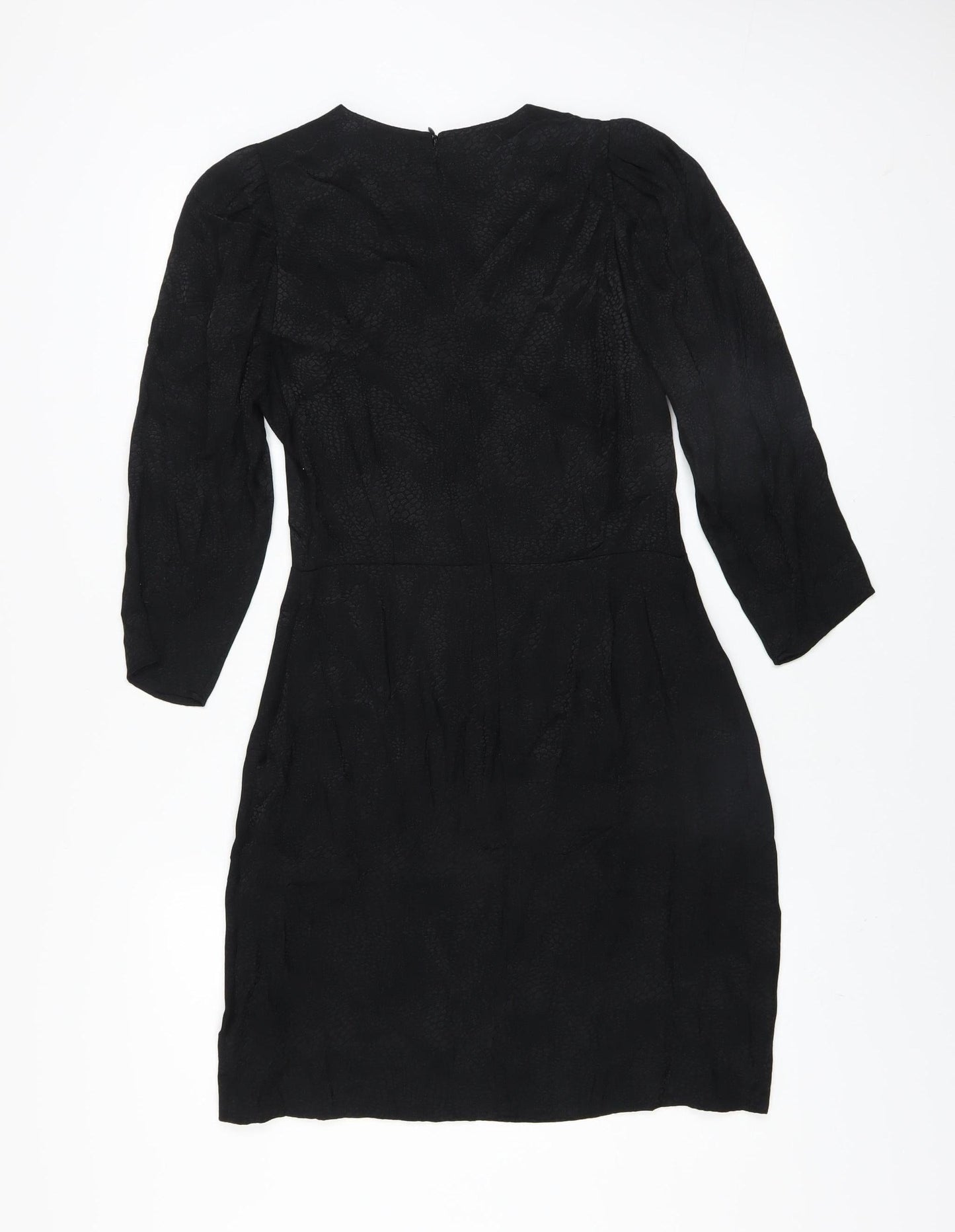 The Kooples Women's Black Viscose Sheath Dress UK 10