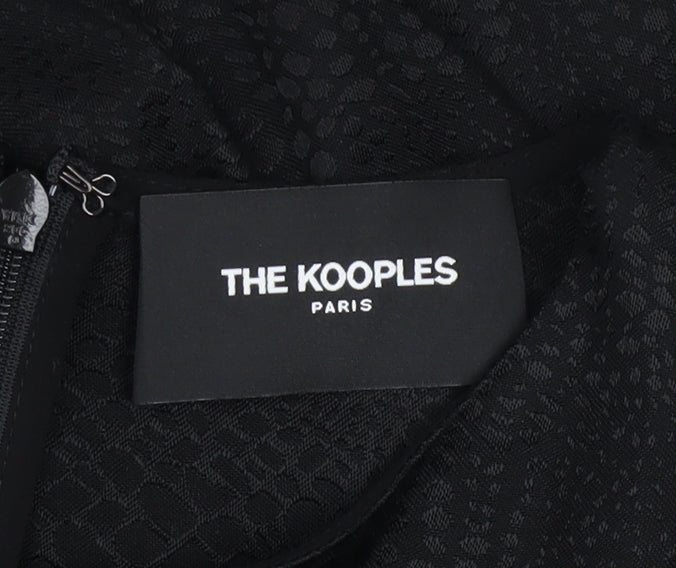 The Kooples Women's Black Viscose Sheath Dress UK 10