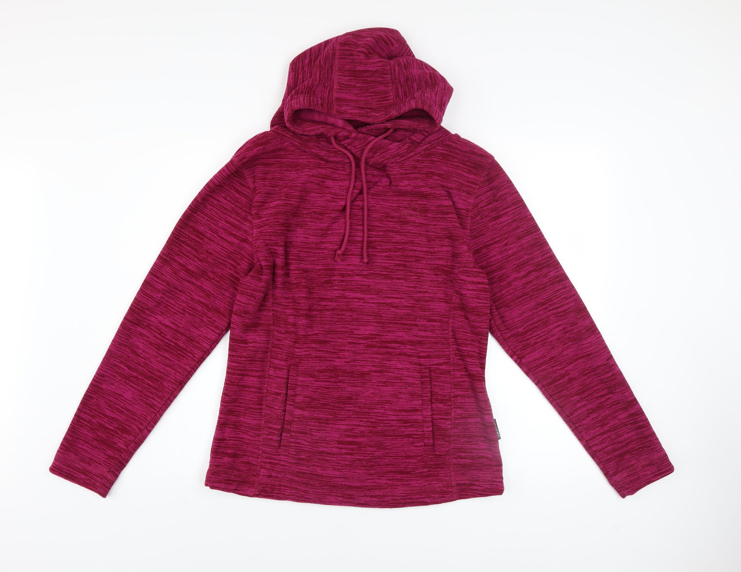 Portwest Womens Pink Pullover Hoodie Size 8 Fleece Hooded Sweatshirt