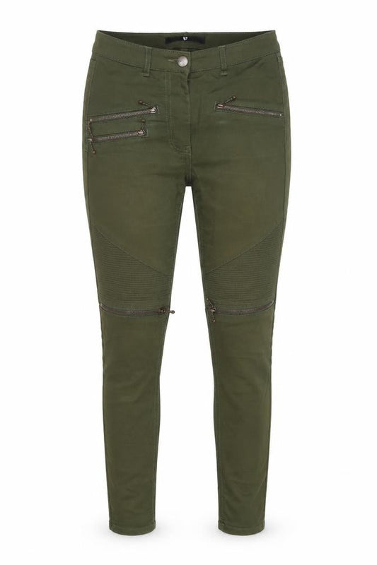 Very Women’s Green Skinny Zip Detail Jeans Size 8