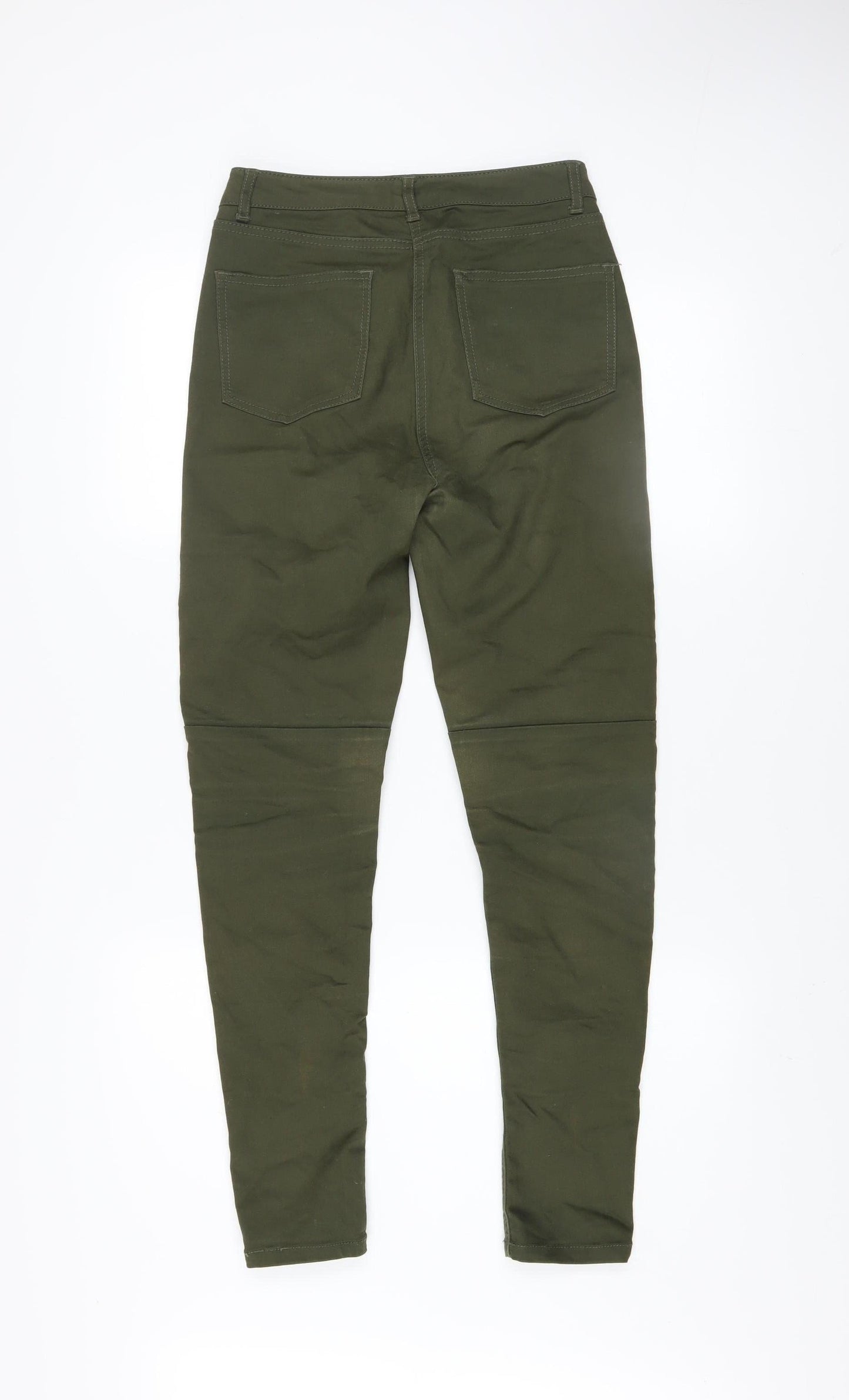 Very Women’s Green Skinny Zip Detail Jeans Size 8