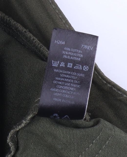 Very Women’s Green Skinny Zip Detail Jeans Size 8
