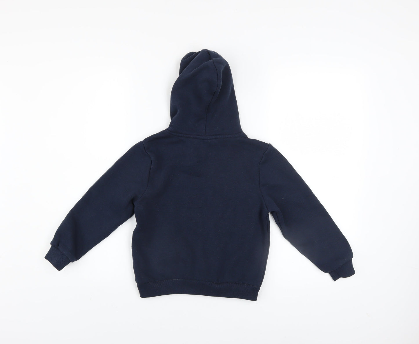 Lacoste Boys Blue Slim Fit Pullover Hoodie 6 Years Logo Fleece Sweatshirt