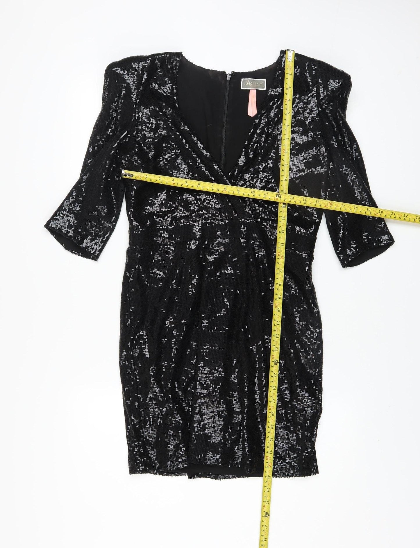 lipsy sequin wrap dress Lipsy Green Sequin Dress Next Glitter Maxi Dress LIPSY Green Size 40 IT In Glitter 45822148