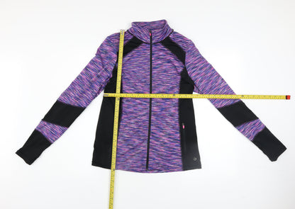 Back view of St. Bernard for Dunnes Women’s Multicoloured, size UK 10 Slim, Fit Active Track Jacket
