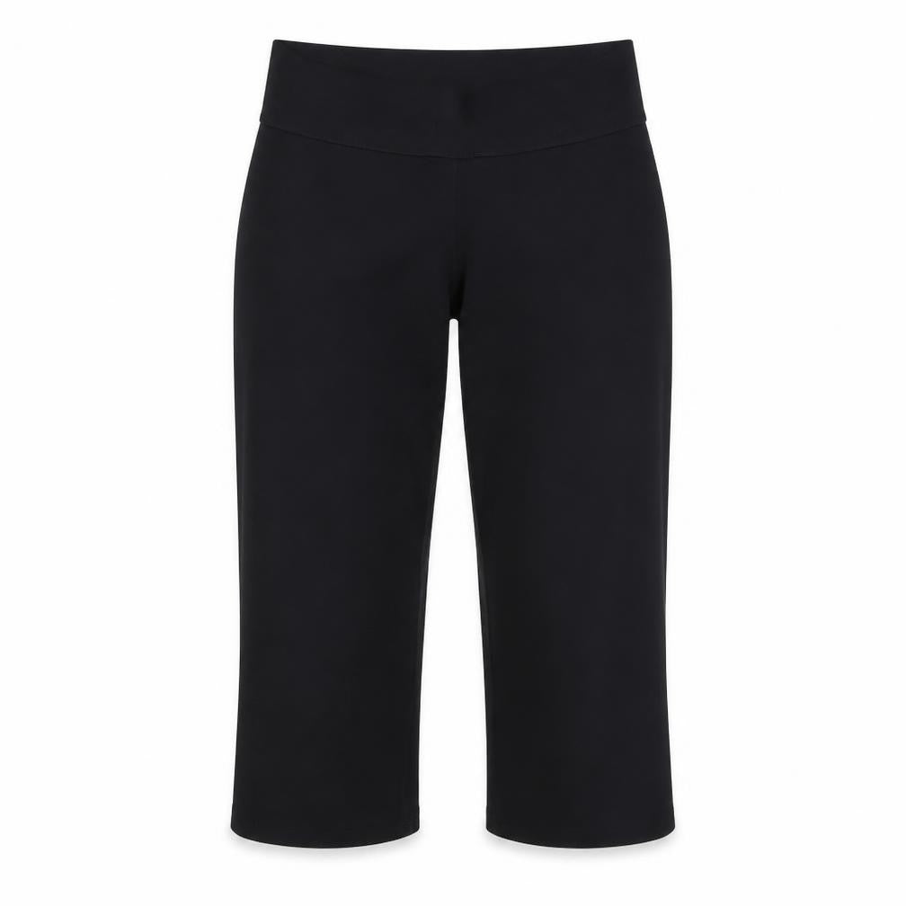 Zella Womens Black Size 10 Capri Activewear Trousers Polyester Blend Stretch