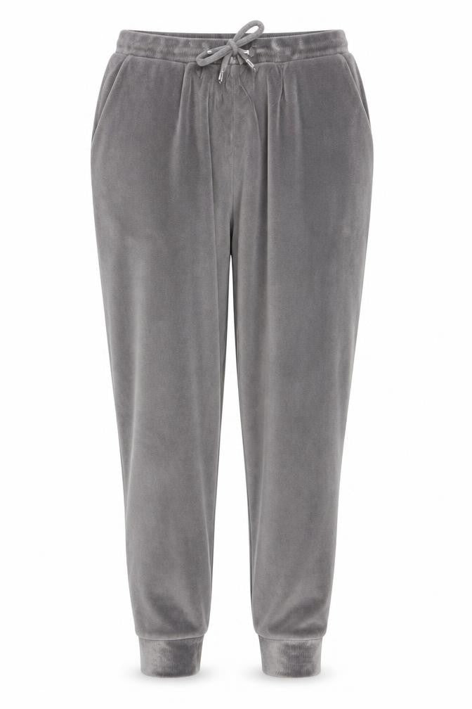 George Women’s Grey Velour Jogger Trousers Size 4-6