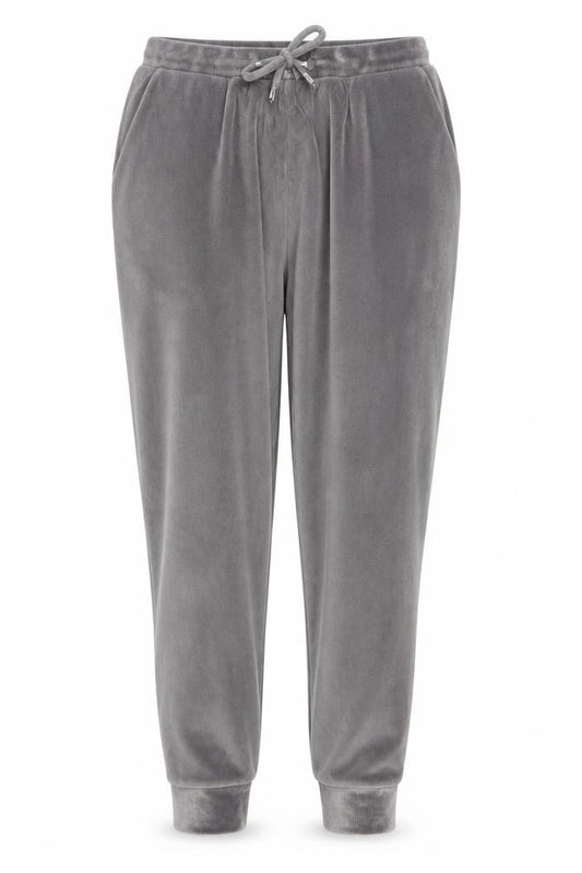 George Women’s Grey Velour Jogger Trousers Size 4-6
