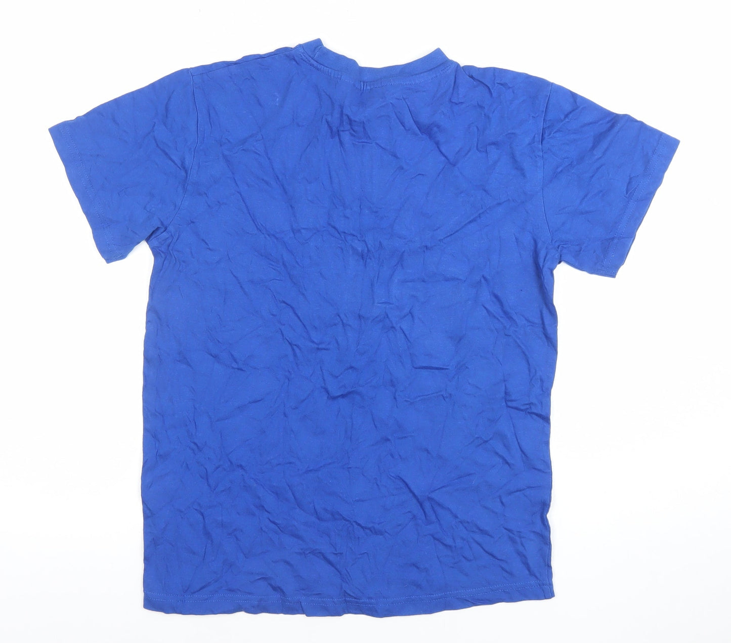 Kangaroo Poo Boys Blue Graphic T-Shirt 11-12 Years Cotton Casual Top