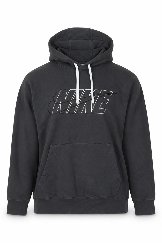 Nike Womens Black Large Pullover Hoodie with Logo