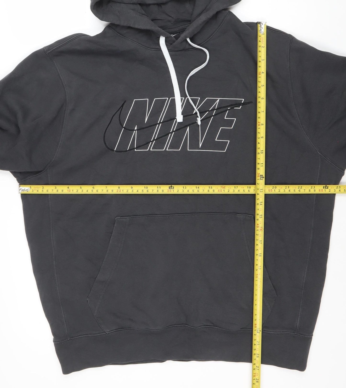 Nike Womens Black Large Pullover Hoodie with Logo