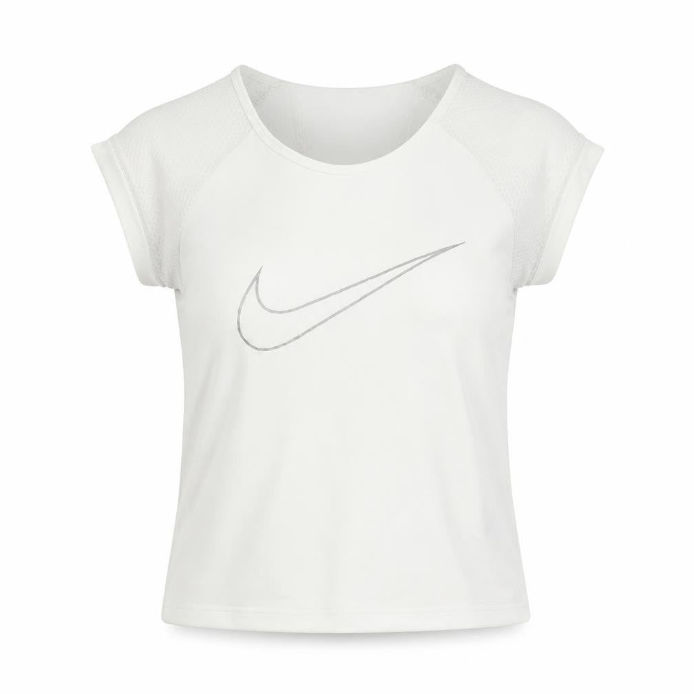 Nike Women’s White Dri-FIT Crew Neck Athletic T-Shirt Size M