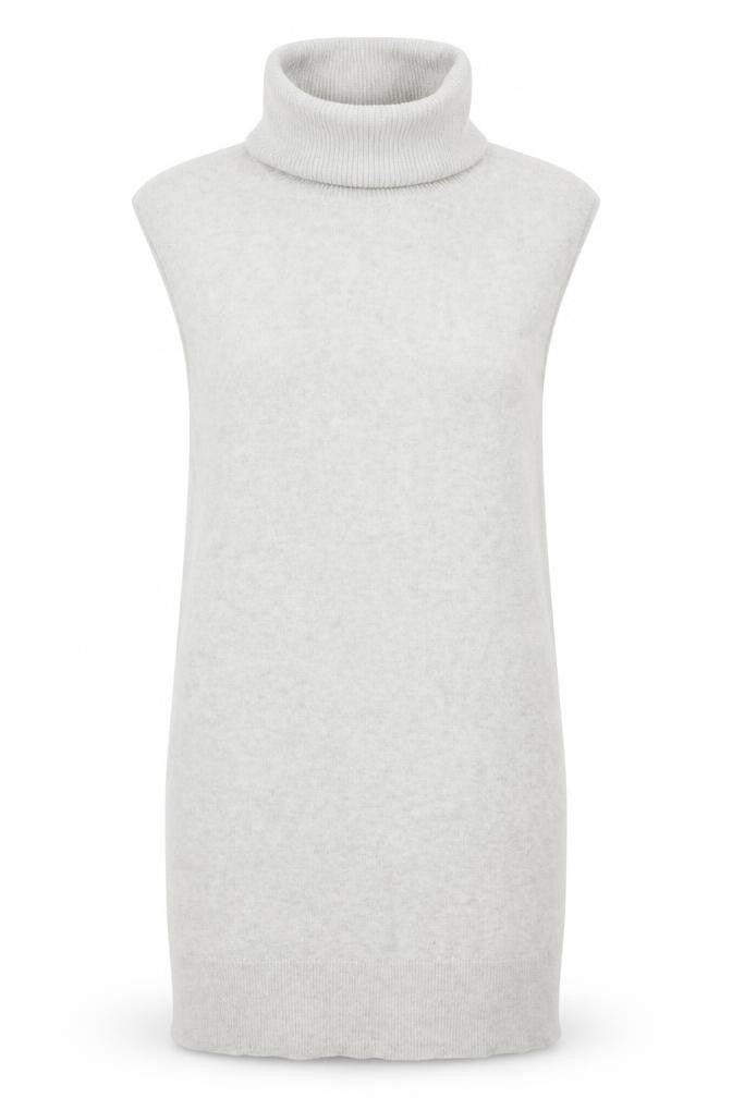 Phase Eight Women's Grey Wool Blend Roll Neck Jumper Dress Size S