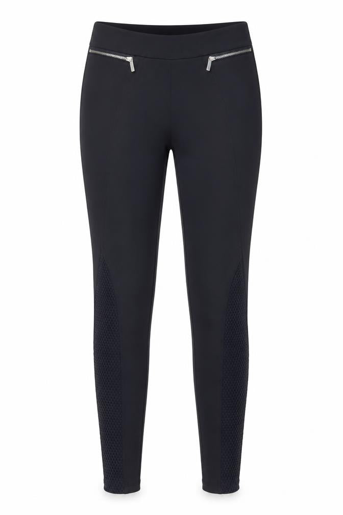 Zara Basic Women Black Size 6 Jegging Style Skinny Zip Trousers