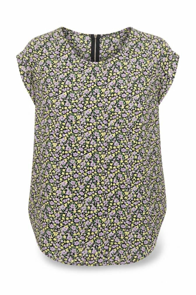 Only Women’s Multicoloured Floral Zip Back Blouse Size 8