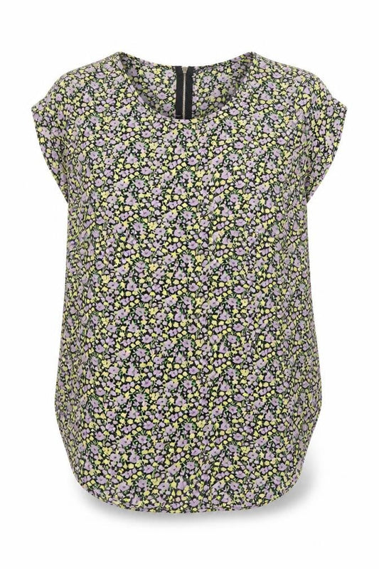 Only Women’s Multicoloured Floral Zip Back Blouse Size 8